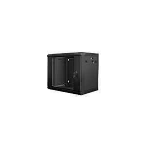 ARMARIO LANBERG 9U 600X450X512 AUTO ENSAMBLADO RACK 19 até 60 KG Preto
