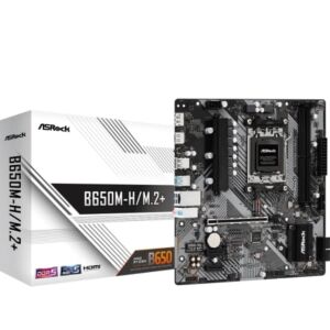 Placa Base Asrock B650M-H/M.2+/ DDR5/ PCIe 4.0/ Socket AM5/ Micro ATX