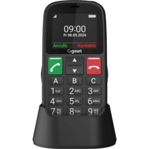 Telefone Móvil Gigaset GL30 para Personas Mayores/ 4G/ Preto