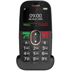 Telefone Móvil Gigaset GL695 para Personas Mayores/ 4G/ Preto