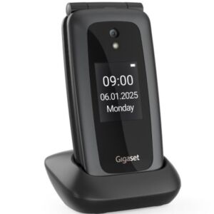 Telefone Móvil Gigaset GL795 para Personas Mayores/ 4G/ Preto