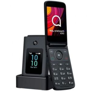 Telefone Móvil TCL One Touch 4043D para Personas Mayores/ 4G/ cinzento Oscuro