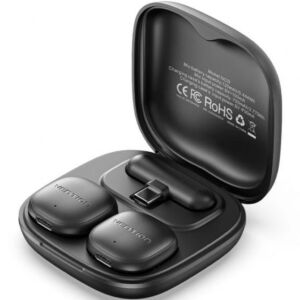 Micrófono Sem Fios com Clip Vention Lavalier NCDB0/ USB Tipo-C/ Lightning/ incluí Receptor/ 2 unidades