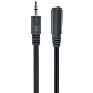 cabo AUDIO GEMBIRD CONECTOR 3,5MM PROLONGADOR MACHO/HEMBRA 3M