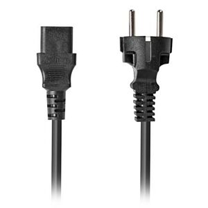 cabo DE ALIMENTACION LANBERG SCHUKO CEE 7/7 A IEC320 C13 1.8M VDE RECTO
