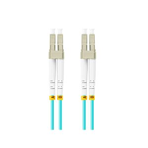 cabo DE FIBRAOPTICA LANBERG 2M MULTI LC/UPC-LC/UPC DUPLEX OM3 50/125 LSZH  AZUL