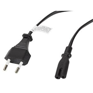 cabo LANBERG DE ALIMENTACION OCHO CEE 7/16 A IEC320 C7 Preto 3M