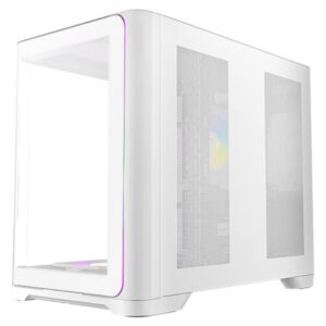 CAIXA ANTEC C5 CURVE ARGB ATX BRANCO 3XVENT REV 120 MM 1X120MM 2XUSB SN FONTE