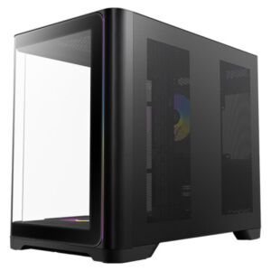 CAIXA ANTEC C5 CURVE ARGB ATX Preto 3XVENT REV 120 MM 1X120MM 2XUSB SN FONTE
