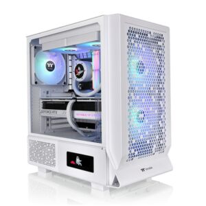 CAIXA THERMALTAKE CERES 330 TG ARGB SNOW ATX 2XUSB 3.0 sem FONTE BRANCO