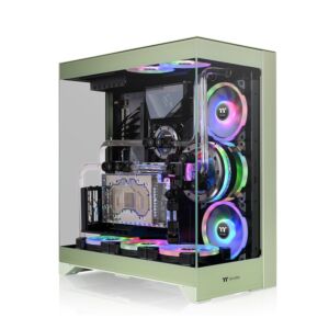 CAIXA THERMALTAKE CTE E550 TG MID TOWER 2XUSB 3.0 1XUSB-C SN FONTE VERDE MATCHA