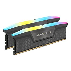 DDR5 CORSAIR VENGEANCE RGB 16GB 6000 AMD/XMP CL36 cinzento