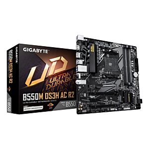 GIGABYTE B550M DS3H AC R2 motherboard AMD B550 Socket AM4 micro ATX