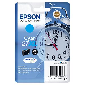 Epson Alarm clock C13T27124012 tinteiro 1 unidade(s) Original Rendimento alto (XL) Ciano