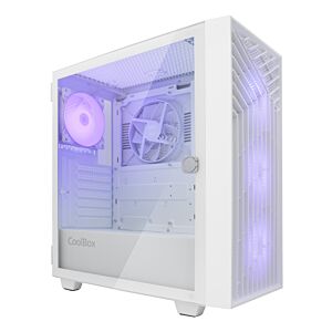 CoolBox COO-CHA-GA300W-0 caixa para computador Tower Branco