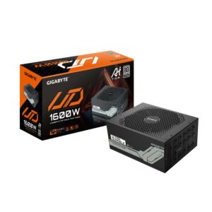 GIGABYTE UD1600PM PG5 AI TOP fonte de alimentação 1600 W 20+4 pin ATX ATX Preto