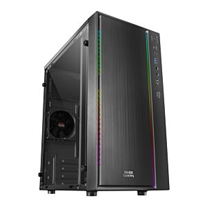 Mars Gaming MCM caixa para computador Mini Tower Preto