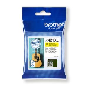 Brother LC-421XLY tinteiro 1 unidade(s) Original Rendimento alto (XL) Amarelo