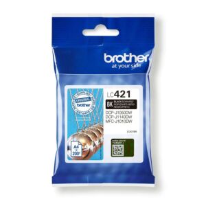 Brother LC-421BK tinteiro 1 unidade(s) Original Preto
