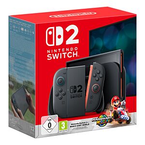 Nintendo Switch 2 + Mario Kart World consola de jogos portáteis 20,1 cm (7.9") 256 GB Ecrã táctil Wi-Fi Preto