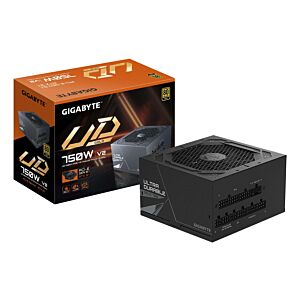 GIGABYTE UD750GM PG5 V2 fonte de alimentação 750 W 20+4 pin ATX ATX Preto