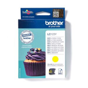 Tinteiro Compativel Brother LC123Y