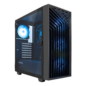 CoolBox PC Gaming GA300 Grid Line Midi Tower Preto
