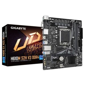 Gigabyte H610M S2H V3 DDR4 motherboard Intel H610 Express LGA 1700 micro ATX