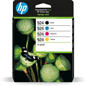 HP Conjunto de 4 Tinteiros 924 Originais CMYK