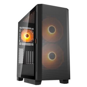 COUGAR AIRFACE FLO RGB Midi Tower Preto